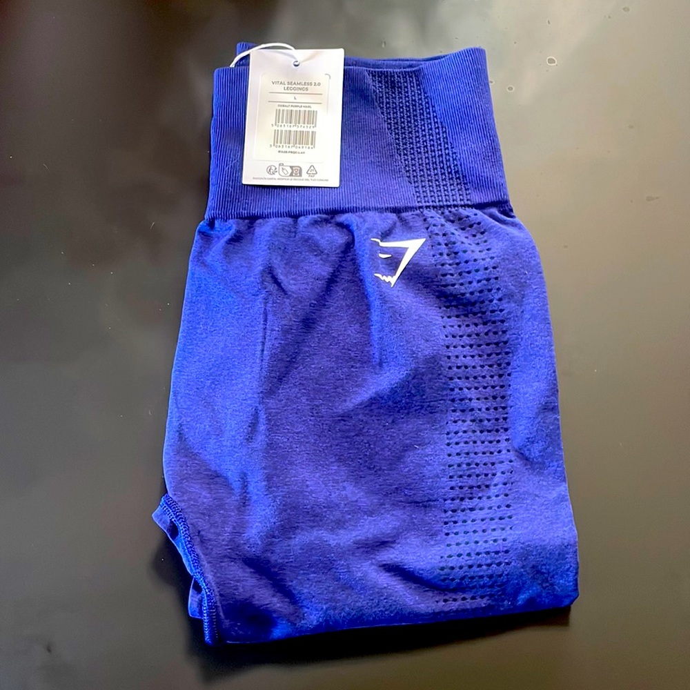 Brand new blue leggings from gym shark.